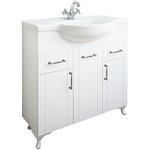 Тумба Sanflor Глория 85 (Б) раковина Дрея 85/Сенеж87