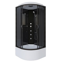 Душевая кабина Niagara Classic NG-6508-14G (90х90х215) высокий поддон(40см),черный,стекло тонированное