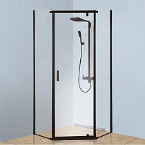 Душевой уголок Berges Solo 061106 90х90, профиль черный