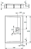 Поддон для душа Radaway Argos D 100x90