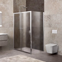 Душевой уголок BelBagno Unique AH-1-120/135-80-P-Cr стекло punto