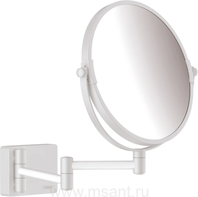 Косметическое зеркало Hansgrohe AddStoris 41791700 матовое белое