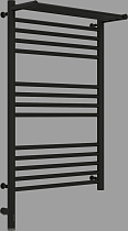Полотенцесушитель электрический Сунержа Богема 3.0 80х50 с полкой, черный, L