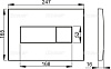 Кнопки смыва AlcaPlast M371SB сенсорная