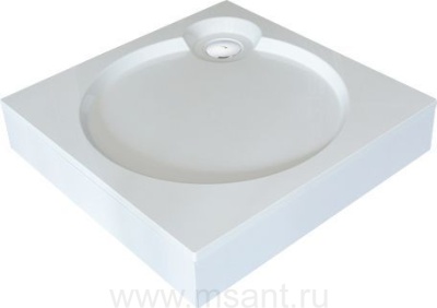 Поддон для душа GuteWetter Deluxe 100x100x16 Q белый