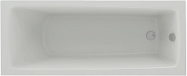 Акриловая ванна Aquatek Либра New 150x70, с каркасом, сливом-переливом, без фронтального экрана