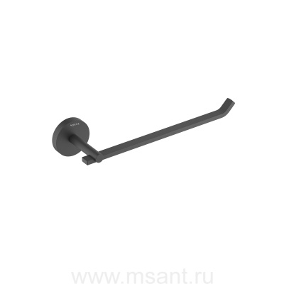 Полотенцедержатель Aquatek, матовый черный AQ4619MB БЕТТА