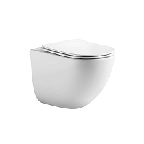 Унитаз подвесной безободковый AQUATEK ГЕЛИОС AQ1993T-00 505*360*370 мм, смыв ТОРНАДО