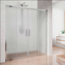 Душевая дверь в нишу Kubele DE019D4-MAT-CH 170 см, профиль хром