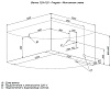 Акриловая ванна Aquanet Fregate 120x120 (с каркасом)