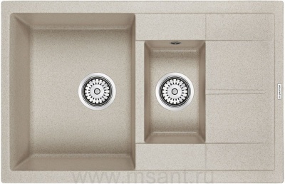 Мойка кухонная Paulmark Feste PM237850-BE бежевый