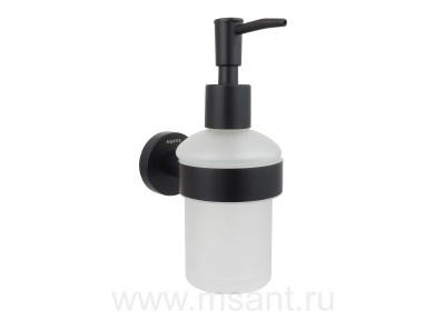 Дозатор Aquatek, матовый черный AQ4005MB ВЕГА 