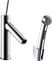 Смеситель Axor Starck 10300000 для раковины, с гигиеническим душем