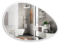 Зеркало AZARIO OMEGA 1200х800 c подсветкой и диммером, бесконтактный сенсор