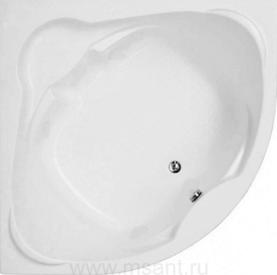 Акриловая ванна BAS Хатива 143x143, на каркасе