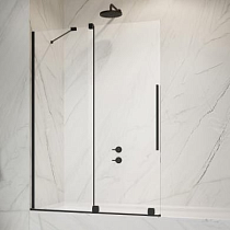 Шторка на ванну Radaway Furo Black PND II 100 L