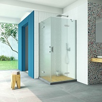 Душевой уголок Vegas Glass AFA Retta 90 07 02 профиль матовый хром стекло шиншилла