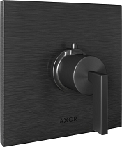 Термостат Axor Citterio HighFlow 39711340 для душа, шлифованный черный