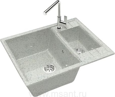 Мойка кухонная Marrbaxx Жаклин Z190Q010 светло-серый
