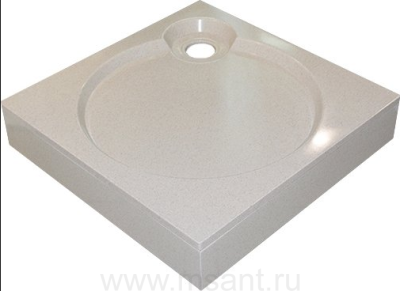 Поддон для душа GuteWetter Deluxe 80x80x16 Q бежевый