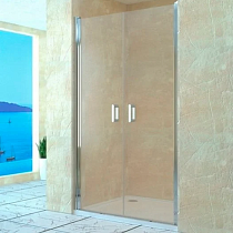 Душевая дверь в нишу RGW Leipzig LE-06 1000x1950 профиль хром