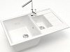 Мойка кухонная Marrbaxx Блонди Z210Q001 белый лед