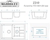 Мойка кухонная Marrbaxx Блонди Z210Q001 белый лед