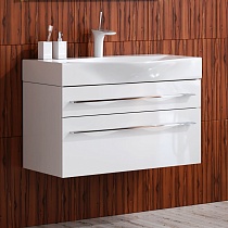 Тумба для комплекта Aqwella 5 stars Milan 80 подвесная, с ящиками