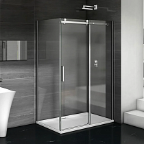 Душевой уголок Good Door Galaxy WTW+SP-C-CH 150x100, профиль хром