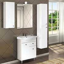 Мебель для ванной AQUATON Лиана 60 М с бельевой корзиной