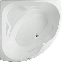 Акриловая ванна Aquanet Vitoria 130x130 с каркасом