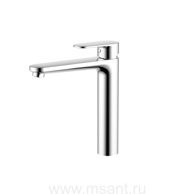 Смеситель Aquatek AQ1804CR НИКА для раковины высокий 190 без донного клапана