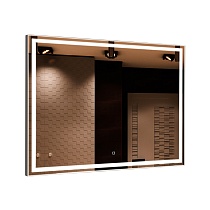 Зеркало AZARIO Ливия 1000х800, LED-подсветка с диммером, сенсорный выключатель