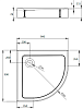 Поддон для душа Radaway Doros A Compact 90x90