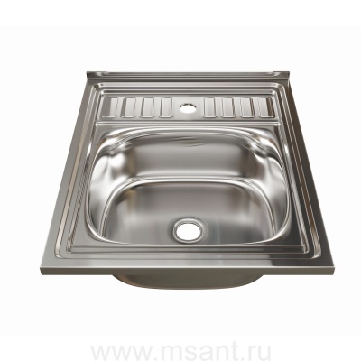 Мойка 50х60 (0,4) вып 1 1/2 MIXLINE 16см