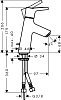 Смеситель Hansgrohe Talis S 72010000 для раковины