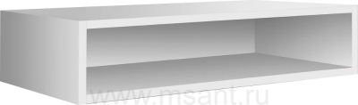 Полка AM.PM Gem 60 под тумбу, белый глянец