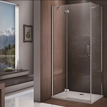 Душевой уголок Good Door Saturn WTW+SP левый 130х80х185 см