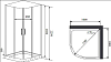 Душевая кабина Timo Premium Ilma-901 B Black (100*100*222)