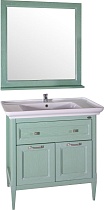 Мебель для ванной ASB-Woodline Гранда 85 зеленая