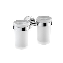 Стакан с держателем двойной Aquatek AQ4117CR ЕВРОПА