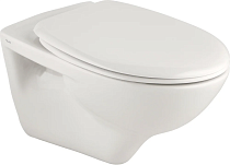 Унитаз подвесной Kale Optimum 310200100080+410200400057(711(719)27363 безободковый с сиденьем микролифт