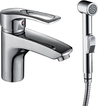 Смеситель для раковины Rossinka T T40-15 с гигиеническим душем