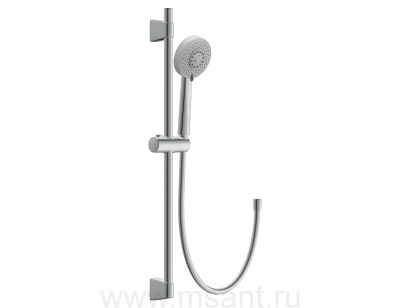 Душевой гарнитур Cersanit NENO 63068 (стойка) 5 режимов шланг 200 PVC