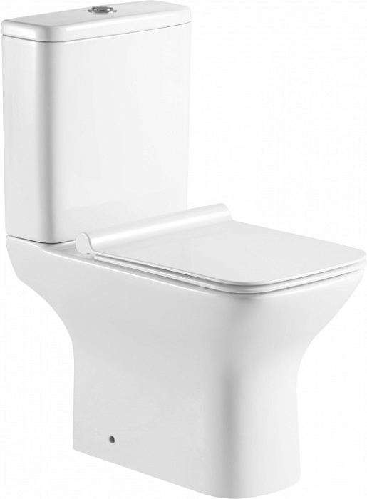 Унитаз напольный Aquanet Rimless Cube 2-C CL-12288