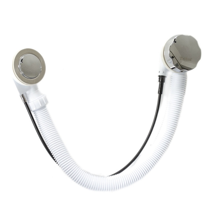 Перелив п/а с сифоном плоский 600мм (металл), CK60PF