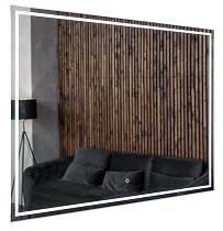 Зеркало AZARIOClassico Quadrato 800х600 влагостойкое с подсветкой, сенсорный выключатель с функцие диммера