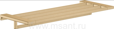 Полка Hansgrohe AddStoris 41751140 шлифованная бронза