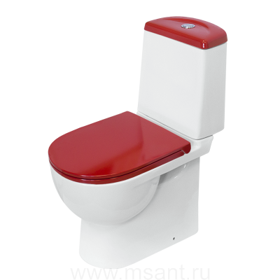 Унитаз-компакт SANITA LUXE Best Comfort Красный S1