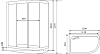 Душевая кабина Timo Standart T-5502 R